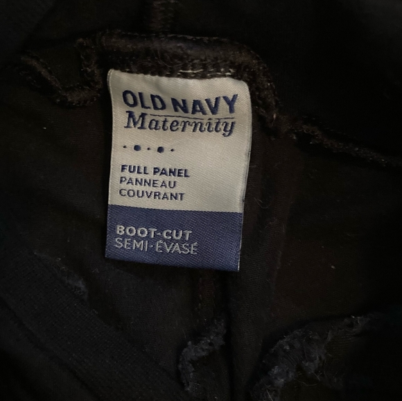 Old Navy Black Maternity Pants Size 6 - Picture 2 of 2